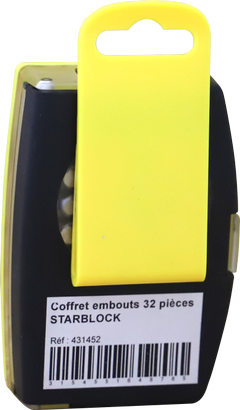 Coffrets d'embouts STARBLOCK 32 pièces