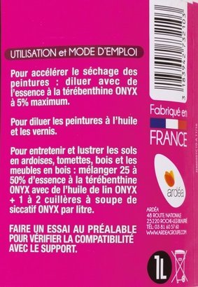 ESSENCE A LA TEREBENTHINE 1L