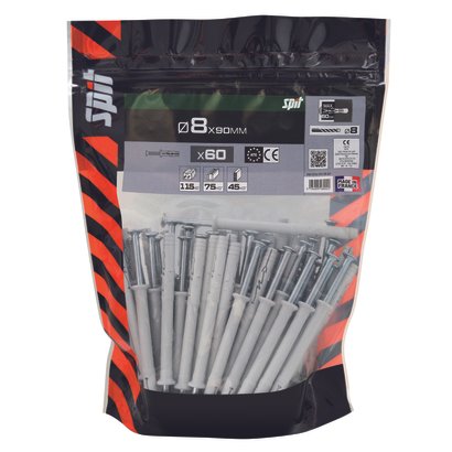 Cheville  à frapper HIT M SPIT TF  Ø8x90MM - Bigbag de 60 pièces