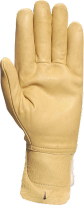 Gants en cuir DPCBHV2 - Cuir hydrofuge - Beige -  T.8