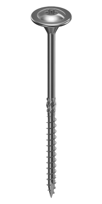 Vis charpente STARBLOCK TX Tête ronde large Acier zingué blanc 8x220 Boite de 50