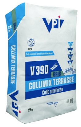 COLLE DEFORMABLE COLLIMIX TERRASSE GRIS - SAC DE 25 KG