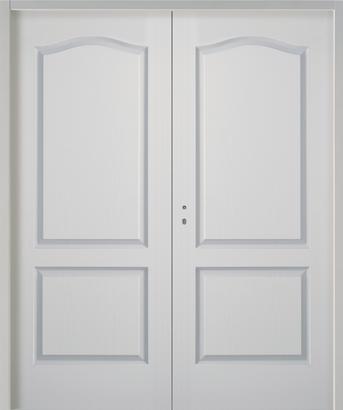 BLOC PORTE POSTFORMEE PREPEINTE PLAISANCE 2040 X 1460 MM GAUCHE POUSSANT HUISSERIE 72 X 55 RECOUVREMENT