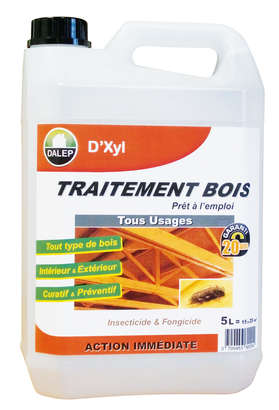 Traitement bois tous usages D'XYL Fût 200 litres pour 600 à 1 000 m²