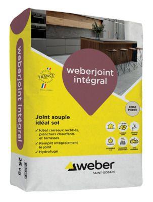 Joint souple, idéal pour le sol WEBERJOINT INTEGRAL Beige pierre E03 25kg