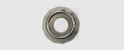 RONDELLE  CUVETTE LAITON NICKELé  11 X 5 mm - P/10