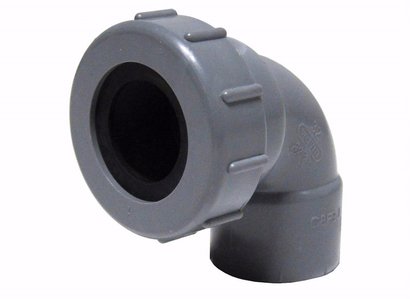 COUDE PVC JT PLAT FF 87 DEG 30 32 GN