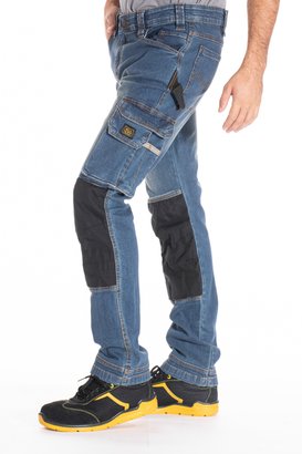 Jeans de travail - JOBPRO - Bleu - T.52