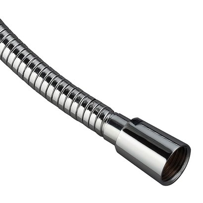 Flexible de douche METAL STRETCH TWIST Inox Chromé - double agrafage anti-torsion - extensible de 1m50 à 2m