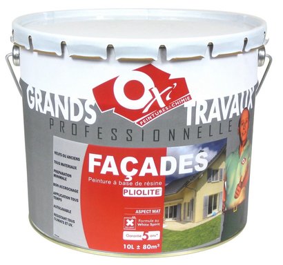 Peinture pliolite PROXYLITH 5 ANS façade mat ton pierre 10 L
