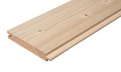Parquet brut sapin du nord - raboté - 21 x 135MM L3,85M