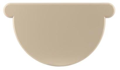 Fond de gouttière TECHTAN® gouttière demi-ronde à coller Ø25MM sable - Nicoll