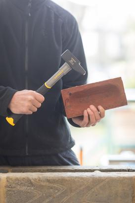 Marteau rivoir avec manche en fibre de verre - 35MM