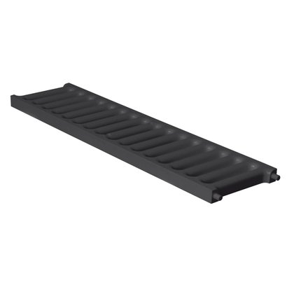 GRILLE RENFORCEE PVC 130X500 NOIR POUR CANIVEAU CSA / CSB