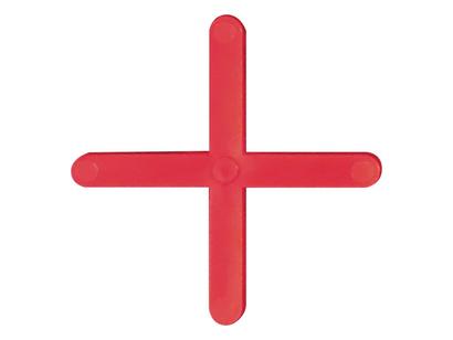 Croisillons carrelage et faience ép.3MM - Rouge - Sac de 250 pièces