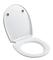 Abattant casual line marbella blanc soft - Wirquin