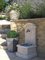 Fontaine Meridionale 50 x 50 cm Ep 104 cm Pierre Vieillie