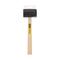 Maillet avec manche en bois et tête caoutchouc - 454g - Ø71MM