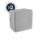 Lot de 3 boîtes de dérivation étanche - IP54 85x85/P50- Gris