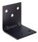 Equerre d'assemblage finition noire EA444/2PB-R - 40 x 40 x 40MM ép.2MM
