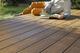 Plinthe de finition pour terrasse composite BROOKLYN - 10x84mm L.2,40m - Teak