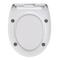 Abattant casual line marbella blanc soft - Wirquin
