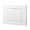 Plaque de commande square blanc - Wirquin