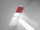 STORE VELUX DUO OCCULTANT ROUGE PLISSE BLANC DFD