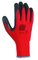 Cross de gants tous travaux -
Rouge/Noir - T.10 - Sachet de 18 paires