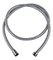 Flexible de douche METAL STRETCH TWIST Inox Chromé - double agrafage anti-torsion - extensible de 1m50 à 2m