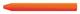 Craie luminescente orange fluo - Pica