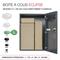 Boîte à colis Renz Eclipse 1 porte gris anthracite 300x420x385 mm